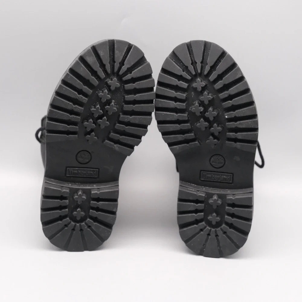 Timberland 6-Inch Boot Kids Toddler Size 7.5 Black‎ Waterproof Nubuck